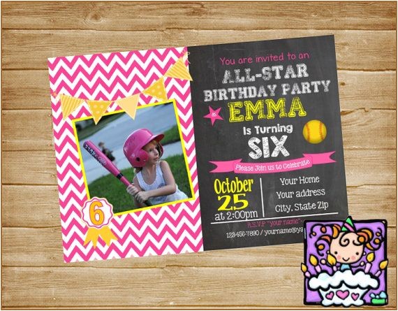 Custom softball Birthday Invitations 17 Best Images About Doodles Dots N Dimples On Pinterest