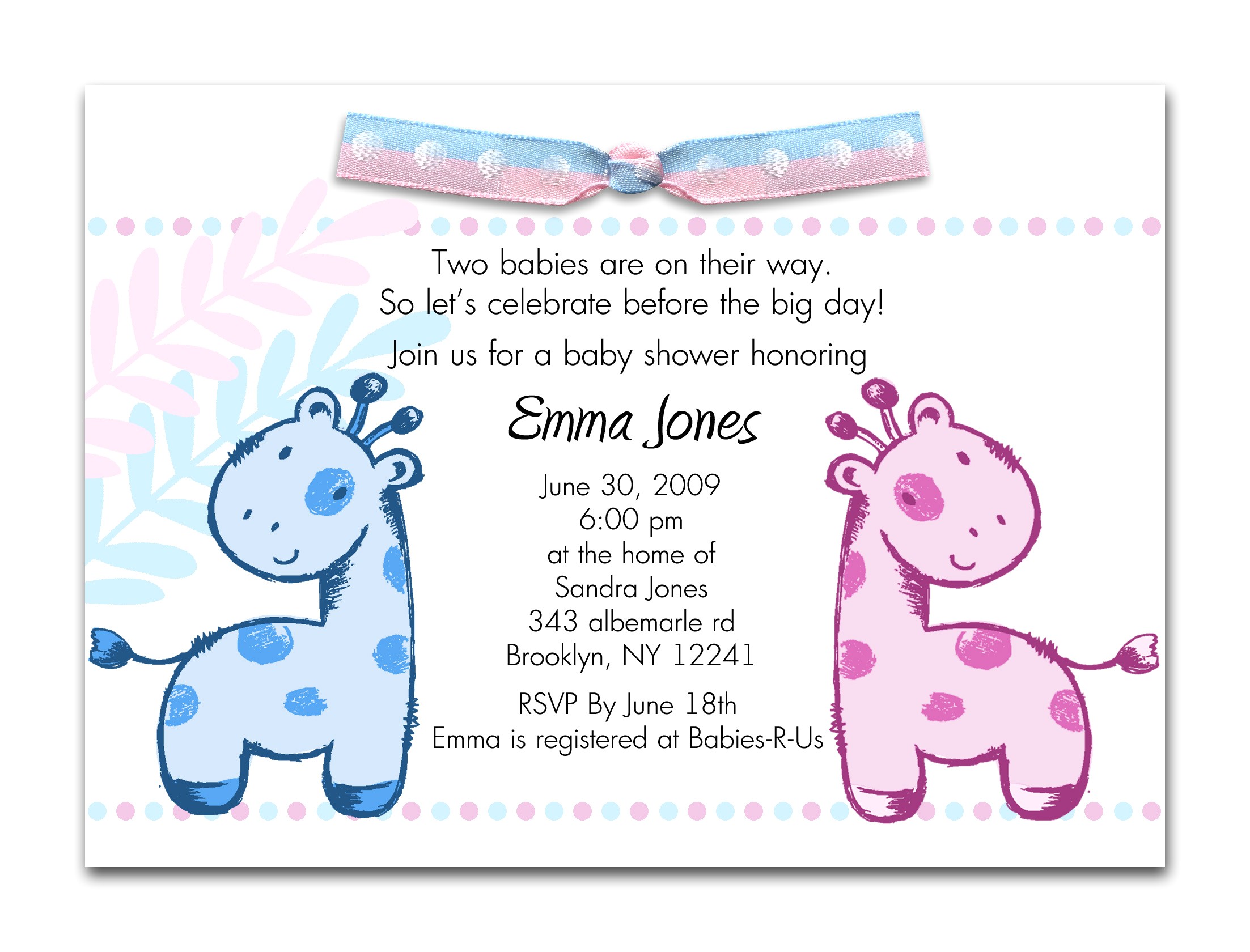 Customized Baby Shower Invitations Online Customized Baby Shower Invitations Line