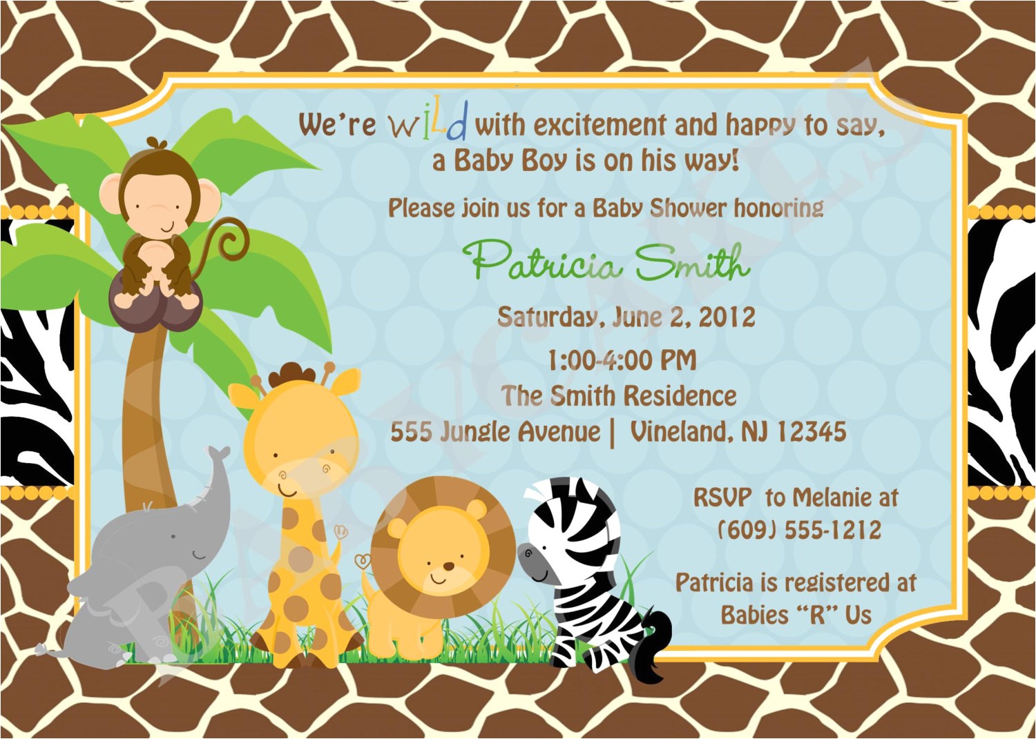 Customized Baby Shower Invitations Online Free Free Printable Jungle Baby Shower Invitations Customized Baby Shower Invitations Online Free Free Printable Jungle Baby Shower Invitations