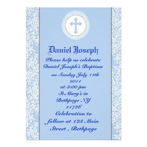 Customized Baptism Invitations Baby Boys Baptism Christening 5×7 Paper Invitation Card Customized Baptism Invitations Baby Boys Baptism Christening 5×7 Paper Invitation Card