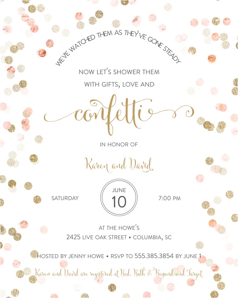Cute Bridal Shower Invite Sayings Bridal Shower Invitation Wording Ideas and Etiquette