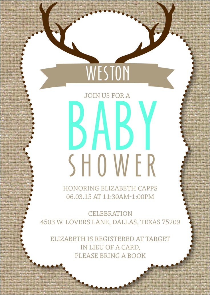 Deer themed Baby Shower Invitations 1000 Ideas About Hunting Baby Showers On Pinterest