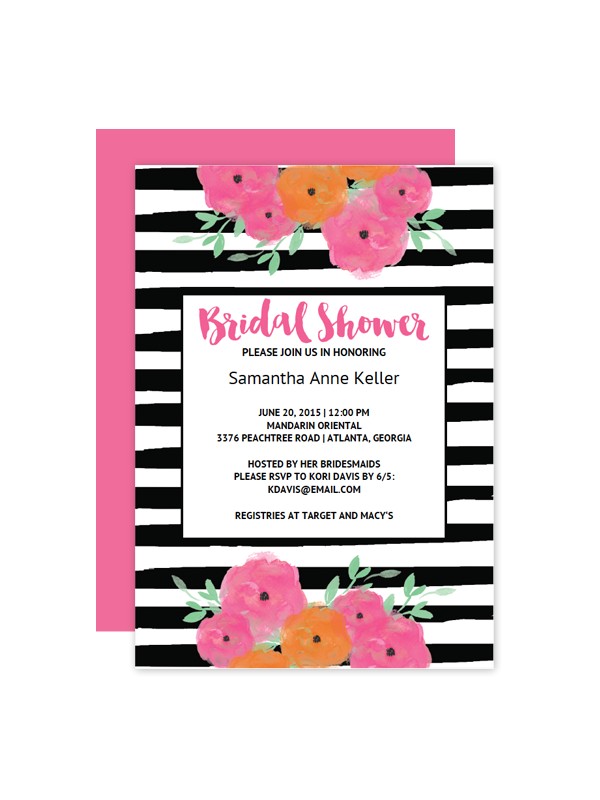 Design Bridal Shower Invitations Online Free Wedding Invitation Templates and Wording