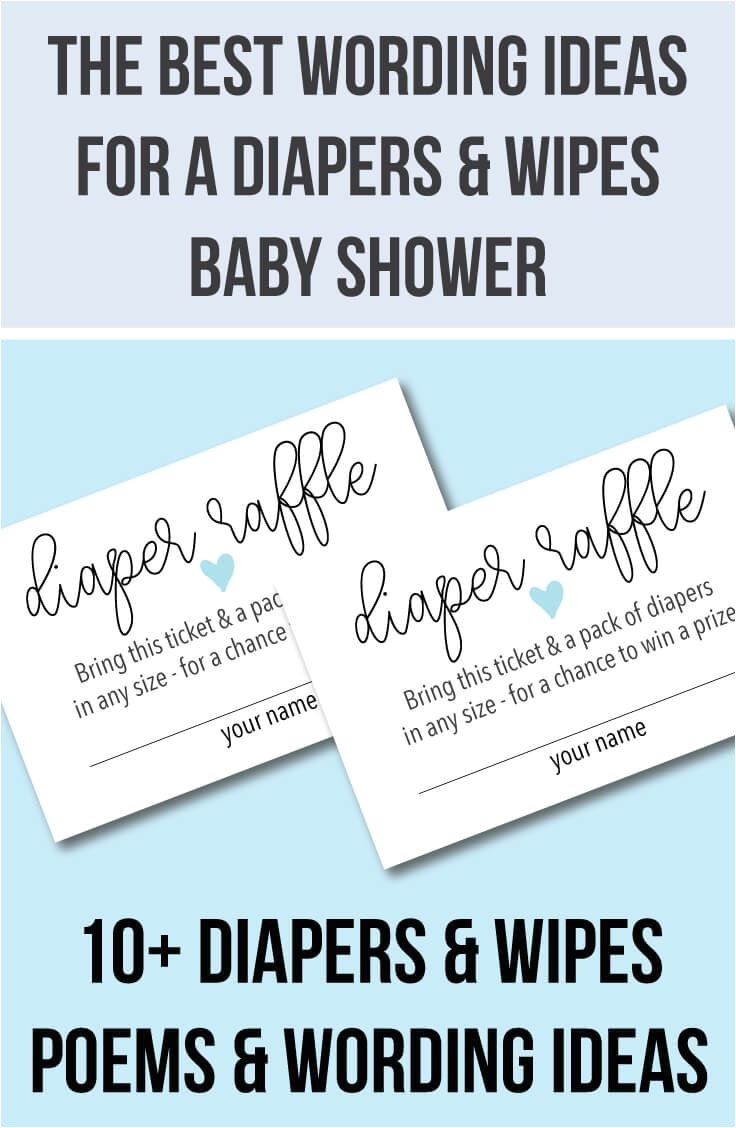 Diaper and Wipes Baby Shower Invitation Wording Diapers and Wipes Baby Shower Verses Printable Diaper