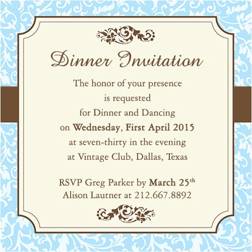 Dinner Party Invitation Examples Fab Dinner Party Invitation Wording Examples You Can Use