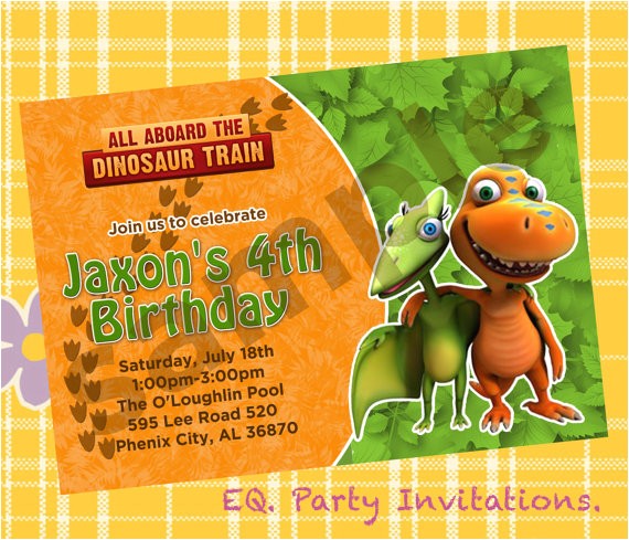 Dinosaur Train Invitations Birthday Dinosaur Train Birthday Invitation Printable by