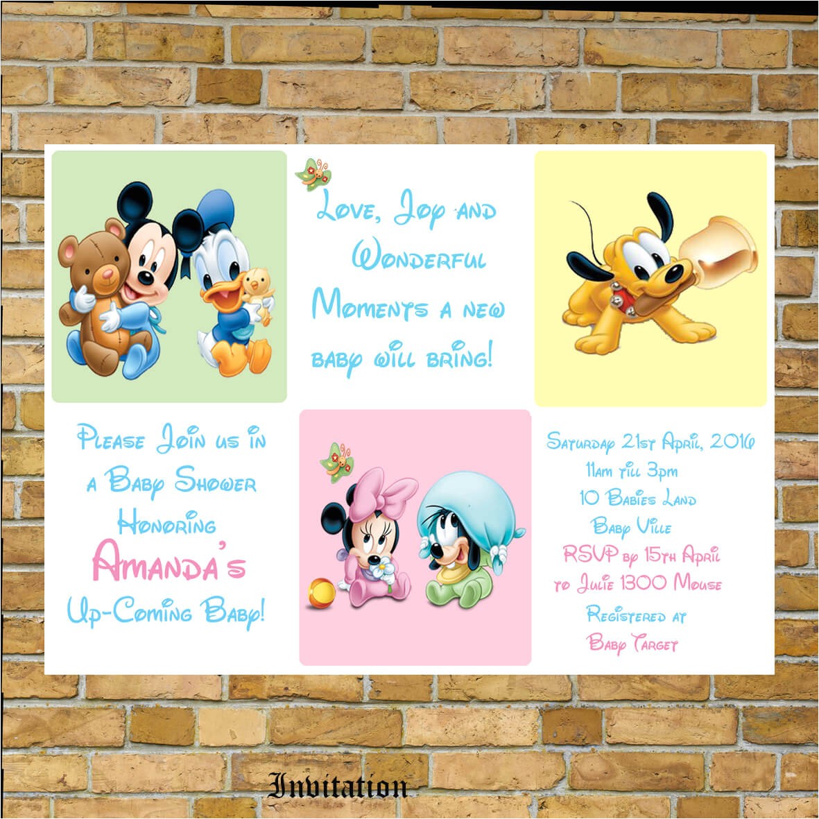 Disney Baby Shower Invites Disney Baby Shower Ideas Baby Ideas Disney Baby Shower Invites Disney Baby Shower Ideas Baby Ideas