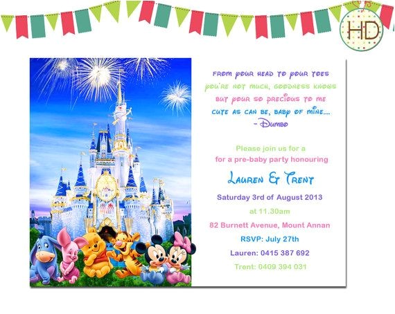 Disney Baby Shower Invites Disney Baby Shower Invitation Disney Castle Baby Shower Disney Baby Shower Invites Disney Baby Shower Invitation Disney Castle Baby Shower