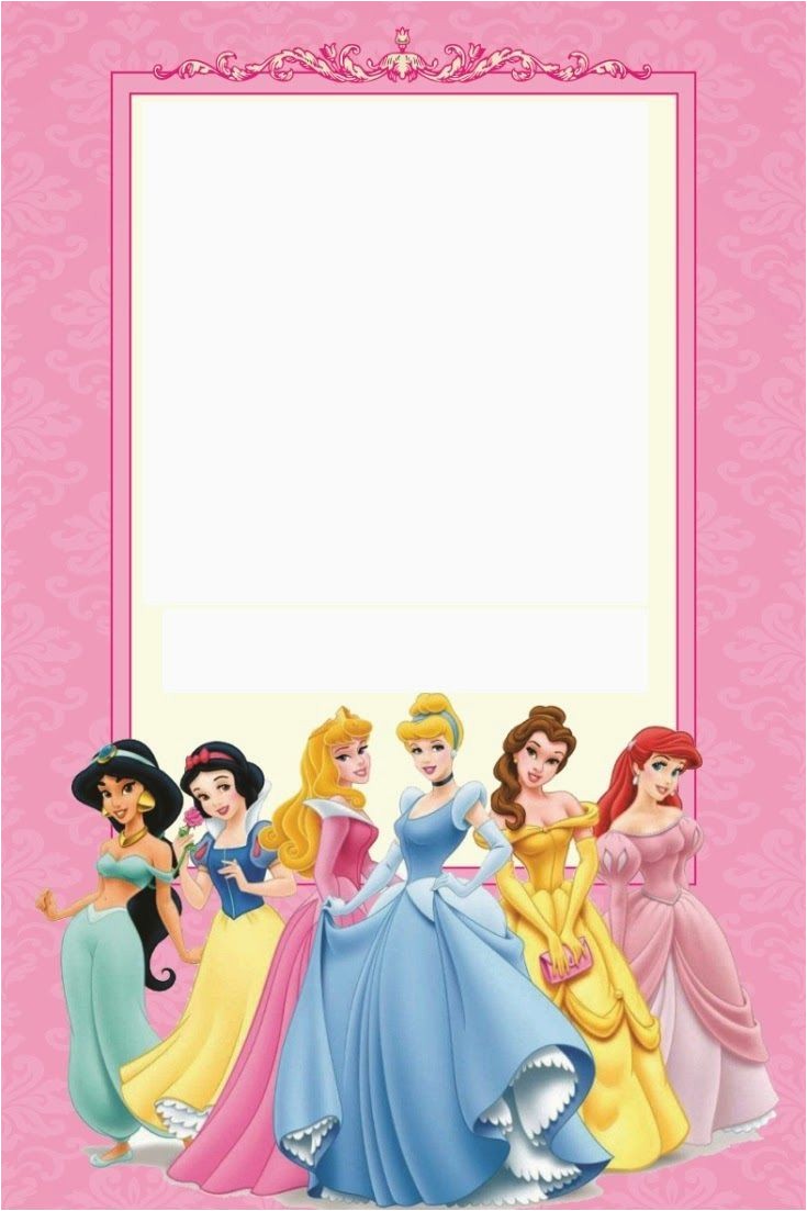 Disney Princess Birthday Invitation Templates Free Download Free Printable Disney Princess Ticket Invitation