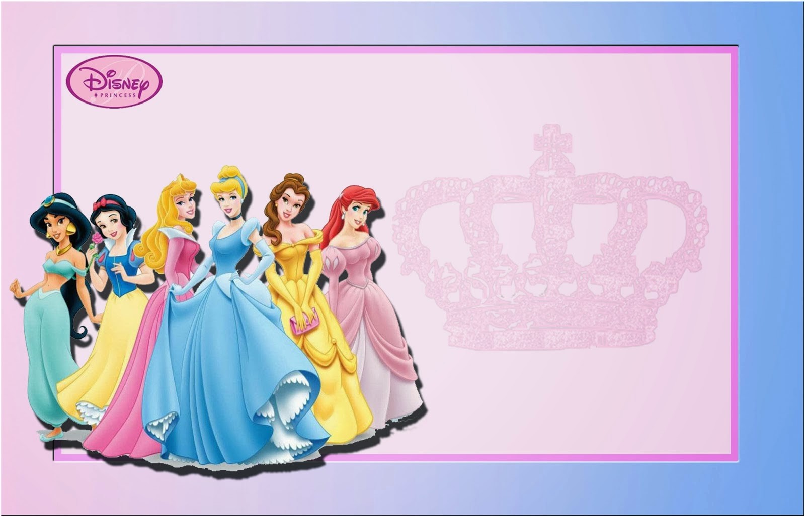 Disney Princess Birthday Invitations Free Printable Disney Princess Free Printable Invitations or Photo