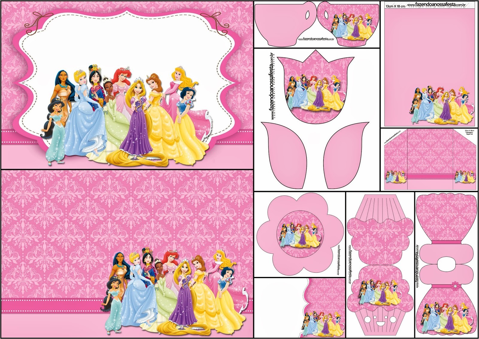 Disney Princess Birthday Party Invitations Free Printables Disney Princess Party Free Printable Party Invitations