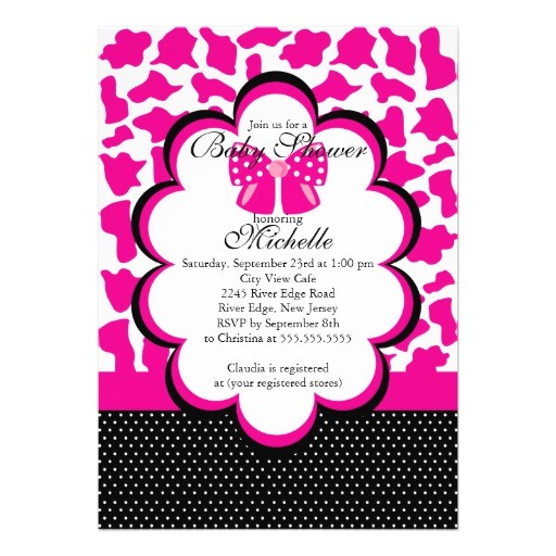 Diva Baby Shower Invitations Cute Baby Diva Girls Baby Shower Invitation 5" X 7