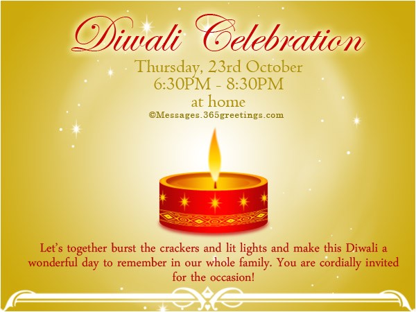 Diwali Invitation Cards for Party Diwali Invitations and Wordings 365greetings Com