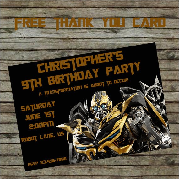 Diy Transformer Birthday Invitations Transformer Birthday Invitation Diy Custom order Diy Transformer Birthday Invitations Transformer Birthday Invitation Diy Custom order