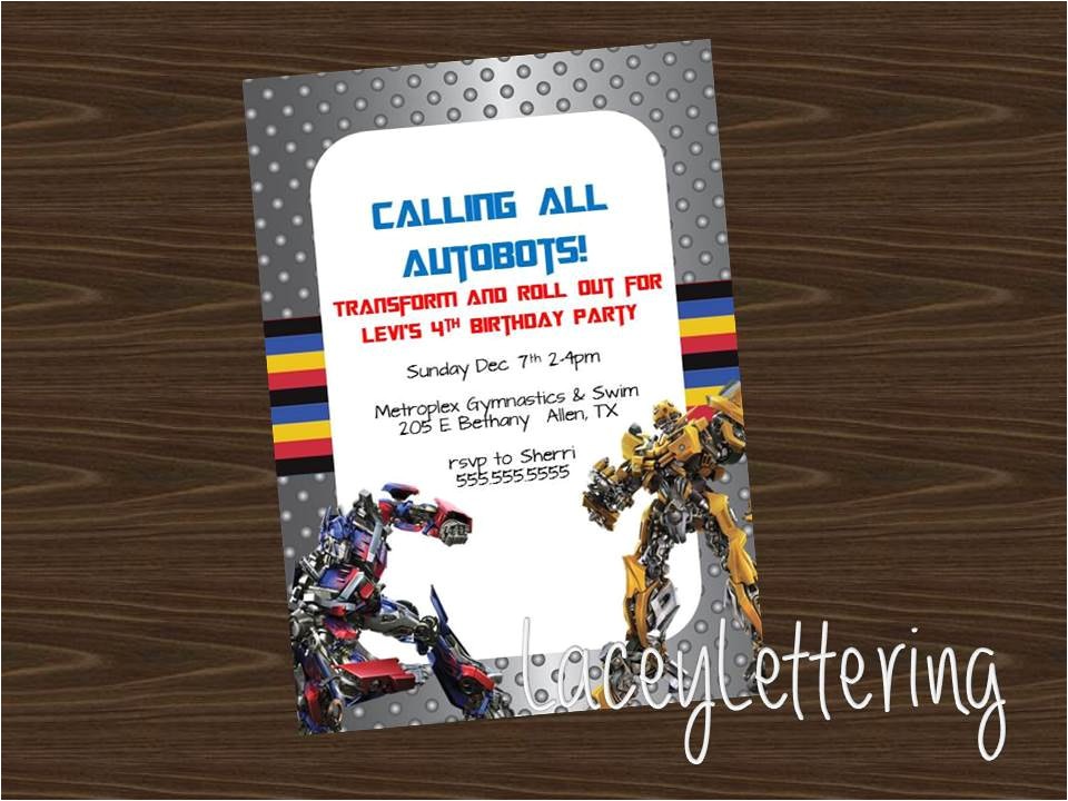 Diy Transformer Birthday Invitations Transformers Autobots Customizable Birthday Invitation Diy Diy Transformer Birthday Invitations Transformers Autobots Customizable Birthday Invitation Diy