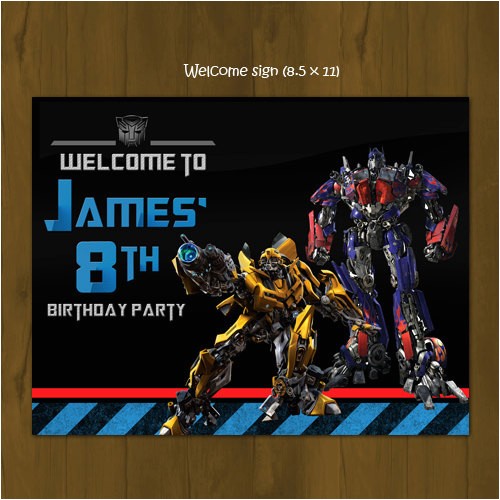 Diy Transformer Birthday Invitations Transformers Birthday Party Pack Diy · Splashbox Diy Transformer Birthday Invitations Transformers Birthday Party Pack Diy · Splashbox