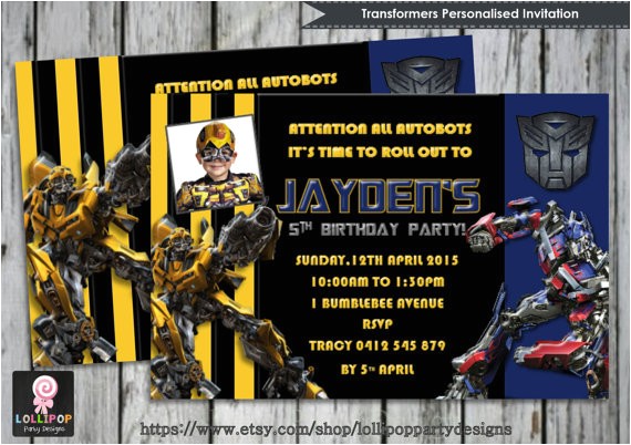 Diy Transformer Birthday Invitations Transformers Invitation Personalised by Lollipoppartydesigns Diy Transformer Birthday Invitations Transformers Invitation Personalised by Lollipoppartydesigns
