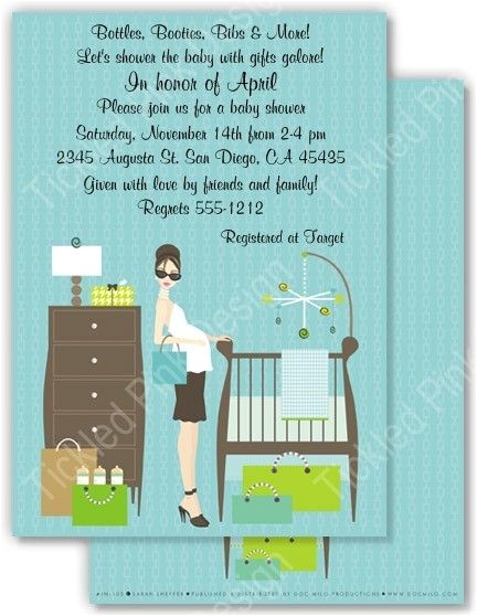 Doc Milo Baby Shower Invitations Fabulously Blue Baby Shower Invitation