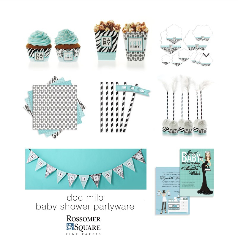 Doc Milo Baby Shower Invitations Rossomer Square Introduces New Doc Milo Partyware Collection