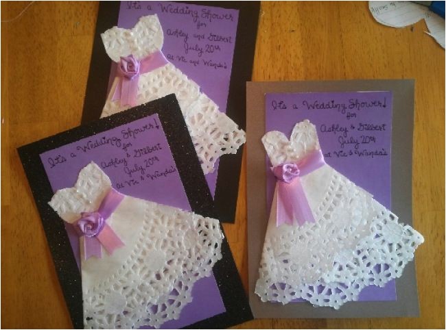 Doily Dress Bridal Shower Invitations Wedding Shower Invitations Doily Dress Bridal Shower Invitations Wedding Shower Invitations