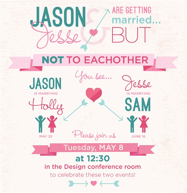 Double Bridal Shower Invitations Double Wedding Shower On Behance