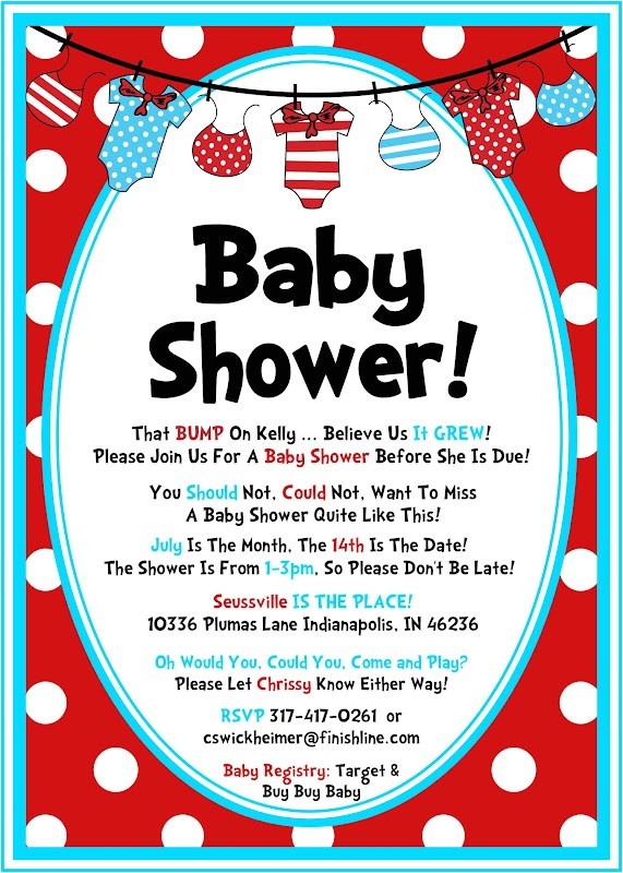 Dr Suess Baby Shower Invitations Dr Seuss Baby Shower Invitations Printable Free
