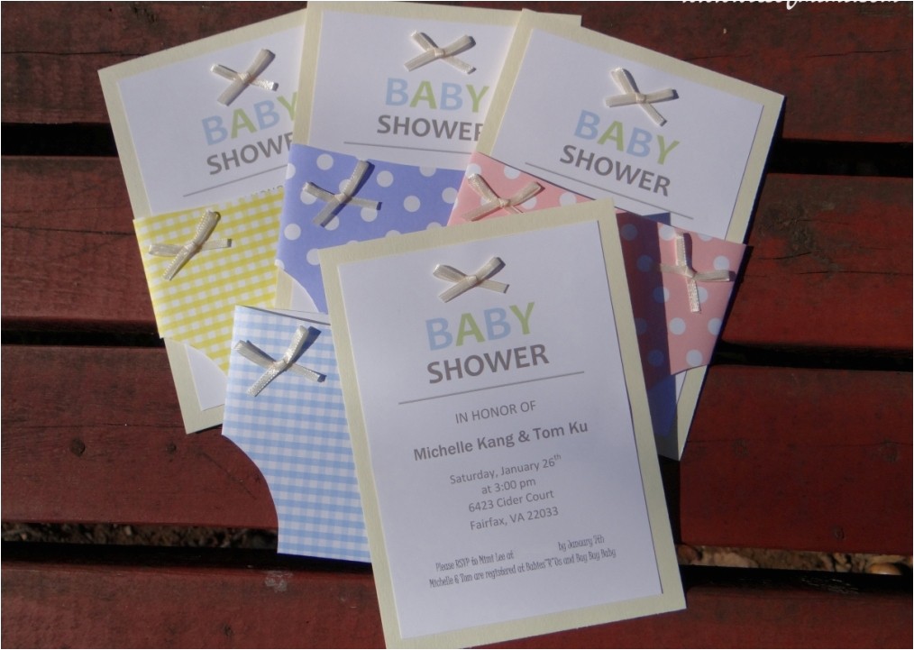 Easy Diy Baby Shower Invitations Baby Shower Invitations New Diy Baby Shower Invitations