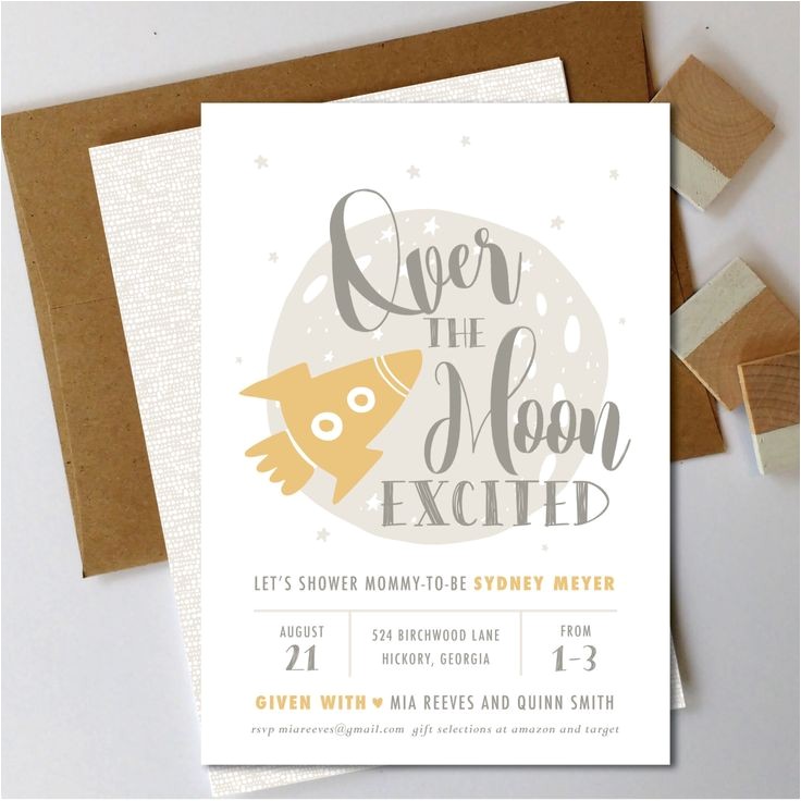 Eclipse Party Invitations 25 Best Space Baby Shower Ideas On Pinterest