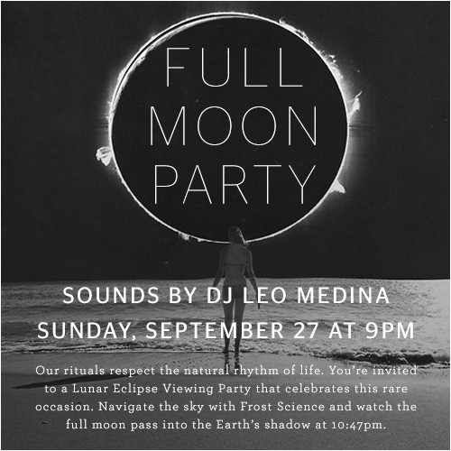 Eclipse Party Invitations Lunar Eclipse Viewing Party at 1 Hotel & Homes south Beach