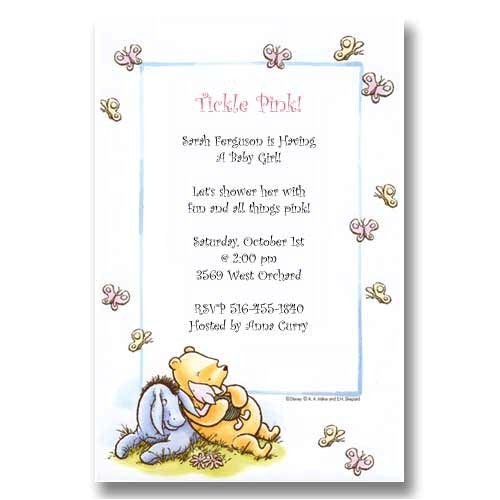 Eeyore Baby Shower Invitations Eeyore Baby Shower Invitations