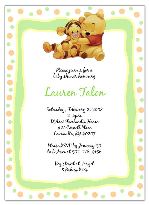 Eeyore Baby Shower Invitations Winnie the Pooh Baby Shower Invitations Templates Free