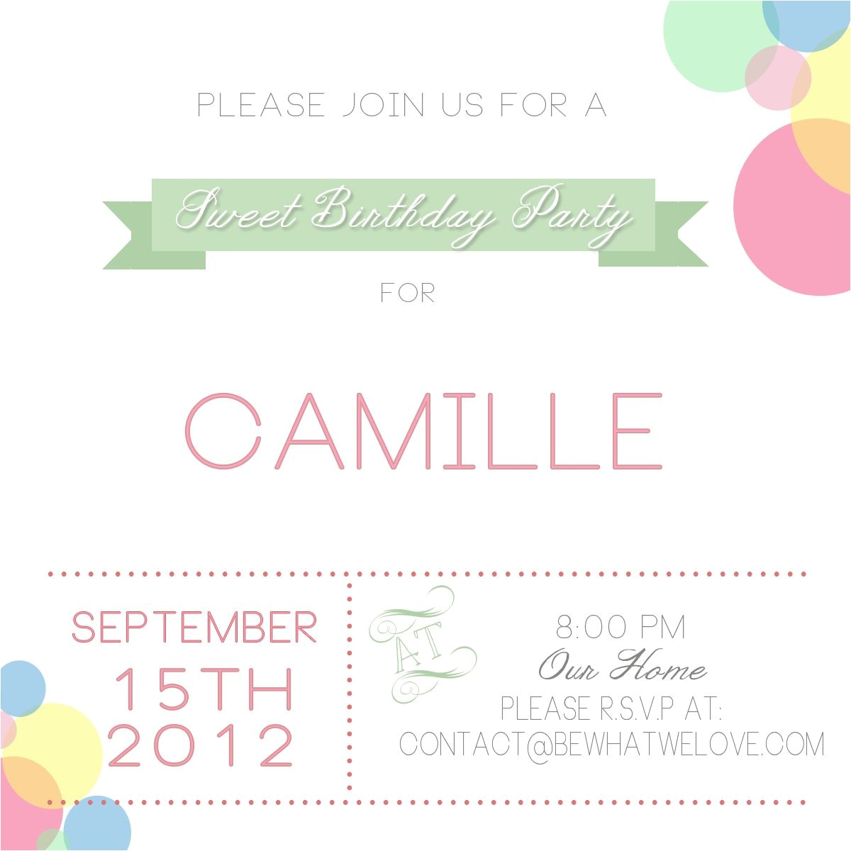 Email Birthday Invitations Templates Free Email Birthday Invitation Template Invitation Librarry
