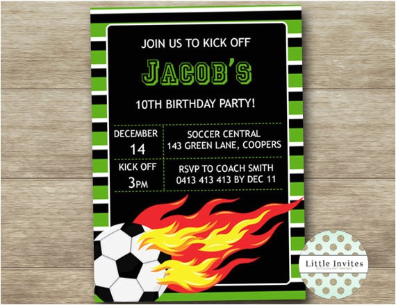 End Of Football Season Party Invitation Wording soccer Invitation soccer Printable Football Invitation End Of