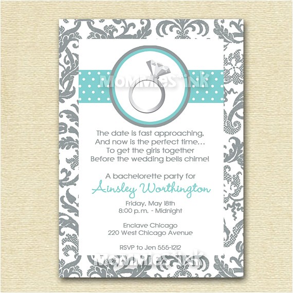 Engagement Party Invitations Etsy Items Similar to Bachelorette or Engagement Party