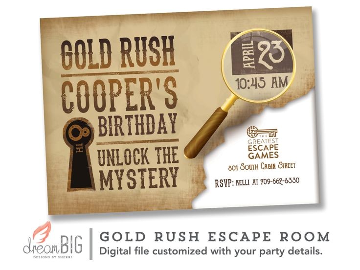 Escape Room Party Invitation Printable Escape Room Invite Boys or Girls Birthday Invitation Escape Room Party Invitation Printable Escape Room Invite Boys or Girls Birthday Invitation