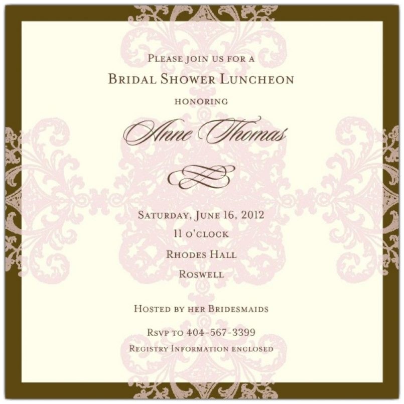 Etiquette On Bridal Shower Invitations Awesome Wedding Shower Invitation Etiquette Ideas