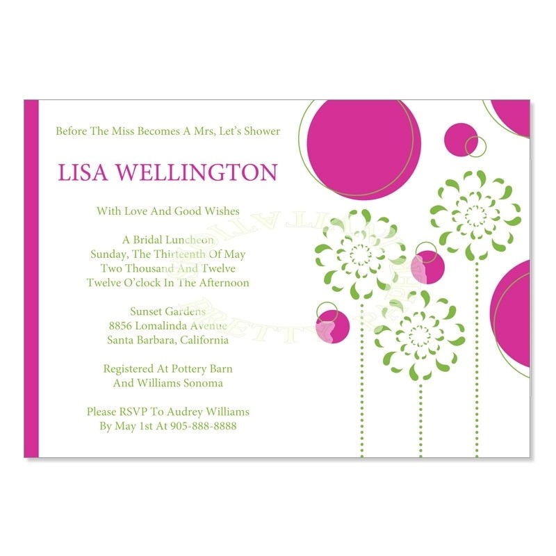 Etiquette On Bridal Shower Invitations Bridal Shower Invite Etiquette Template