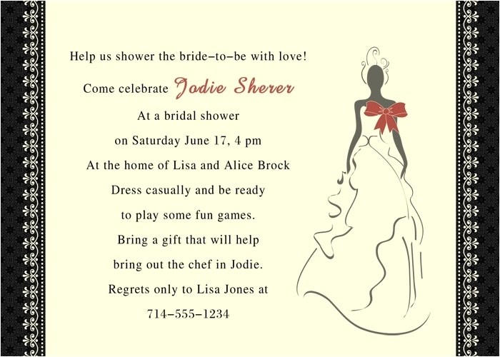 Etiquette Rules for Bridal Shower Invitations Bridal Shower Invite Etiquette Template