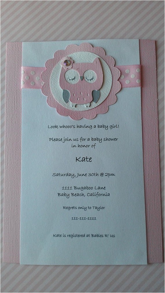 Etsy Owl Baby Shower Invitations Owl theme Baby Shower Invitation by Sweetbugaboo On Etsy