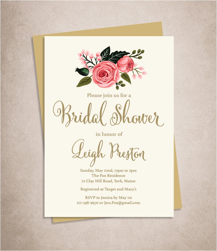 Etsy Printable Bridal Shower Invitations Best Bridal Shower Invitation Etsy Ideas