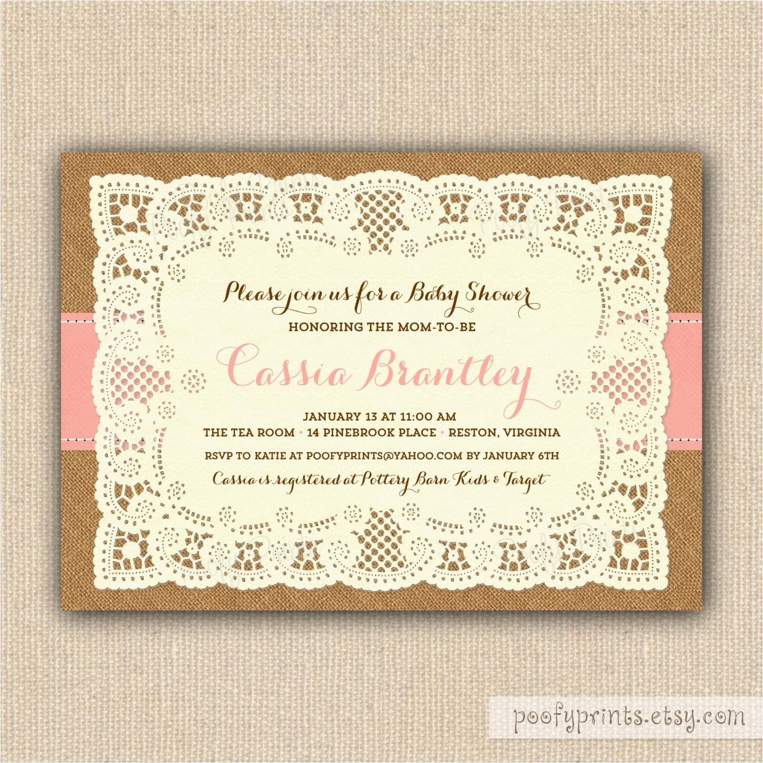 Etsy Rustic Bridal Shower Invitations Rustic Baby Girl Shower Invitations Diy Printable Lace Etsy Rustic Bridal Shower Invitations Rustic Baby Girl Shower Invitations Diy Printable Lace