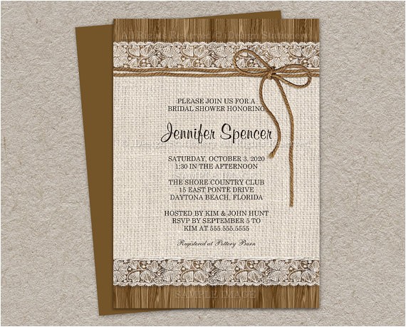 Etsy Rustic Bridal Shower Invitations Rustic Bridal Shower Invitation Burlap by Idesignstationery Etsy Rustic Bridal Shower Invitations Rustic Bridal Shower Invitation Burlap by Idesignstationery