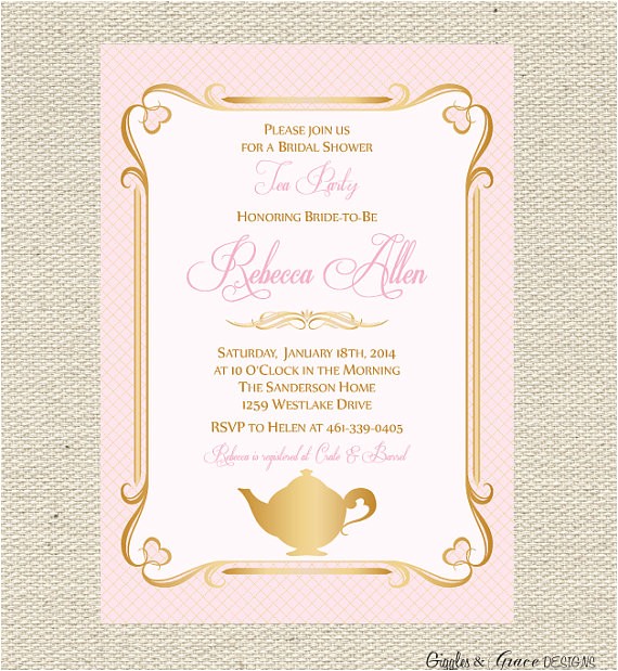 Etsy Tea Party Bridal Shower Invitations Belinda Algie On Etsy Etsy Tea Party Bridal Shower Invitations Belinda Algie On Etsy