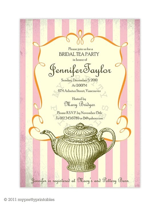 Etsy Tea Party Bridal Shower Invitations Vintage Bridal Tea Party Invitation by Myprettyprintables Etsy Tea Party Bridal Shower Invitations Vintage Bridal Tea Party Invitation by Myprettyprintables