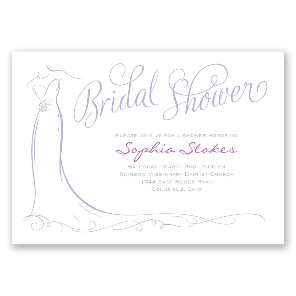 Evite Bridal Shower Invitations Elegant Bride Bridal Shower Invitation