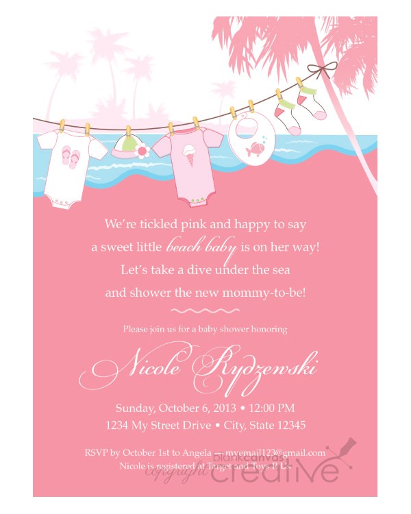 Example Of A Baby Shower Invitation 43 Baby Shower Invitation Examples