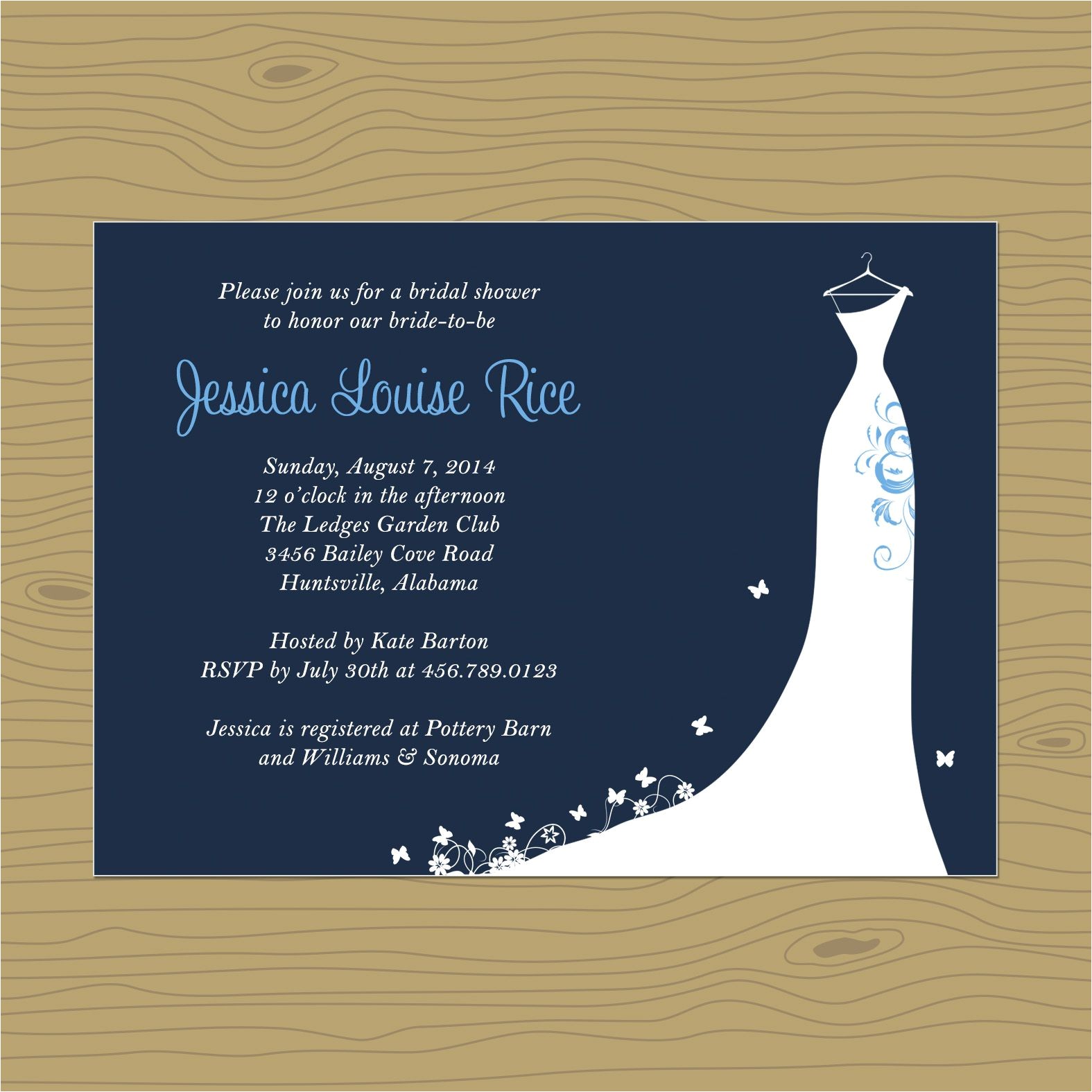 Examples Of Bridal Shower Invitations Bridal Shower Wedding Shower Invitation Card