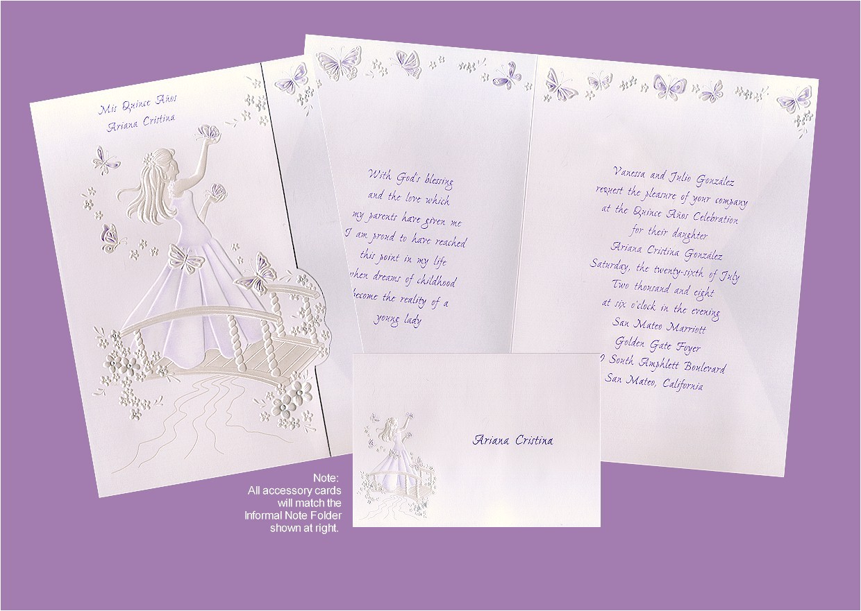 Examples Of Quinceanera Invitations Sample Quinceanera Invitation Wording Choice Image