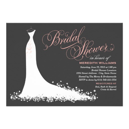 Exquisite Bridal Shower Invitations Bridal Shower Invitation