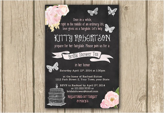 Fairy Tale Bridal Shower Invitations Bridal Shower Invitation Fairy Tale by Dulcegraceprintables